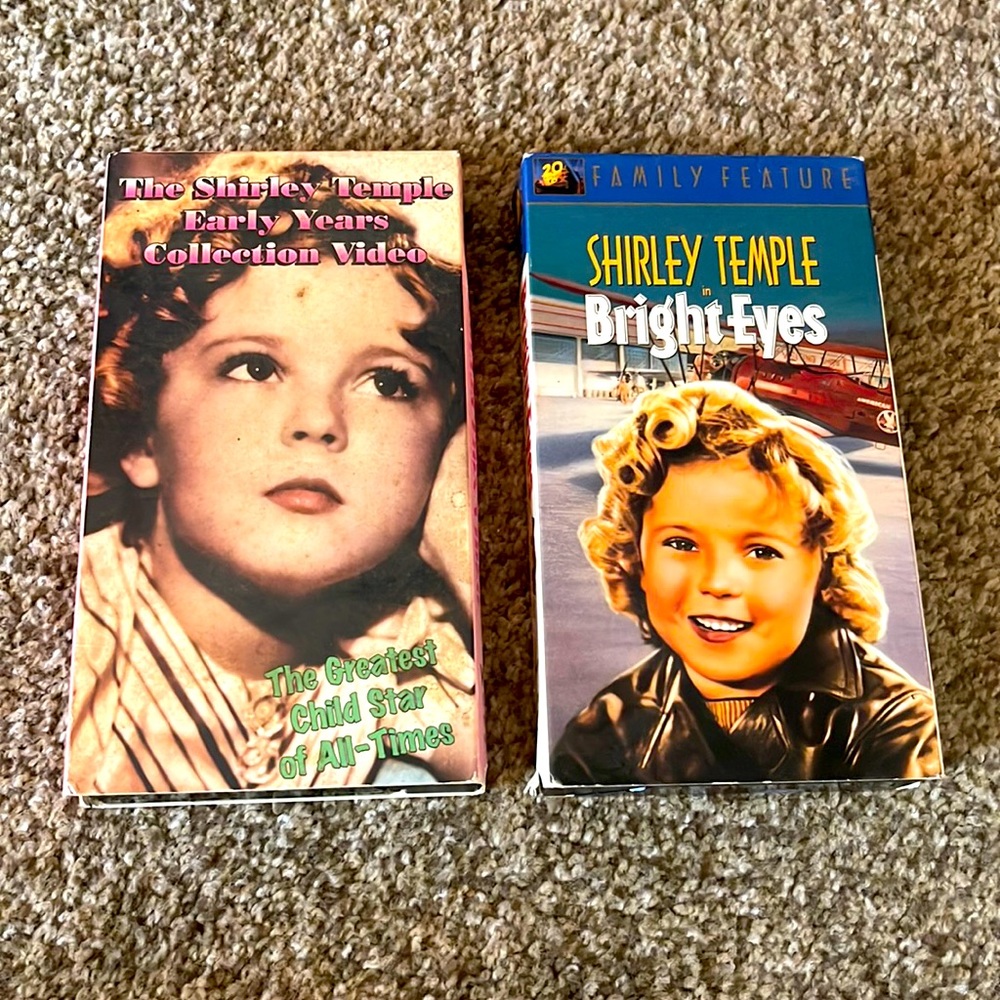 Shirley Temple vhs tapes